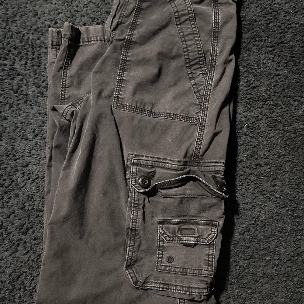 American Eagle Outfitters Gray Cargo Pants